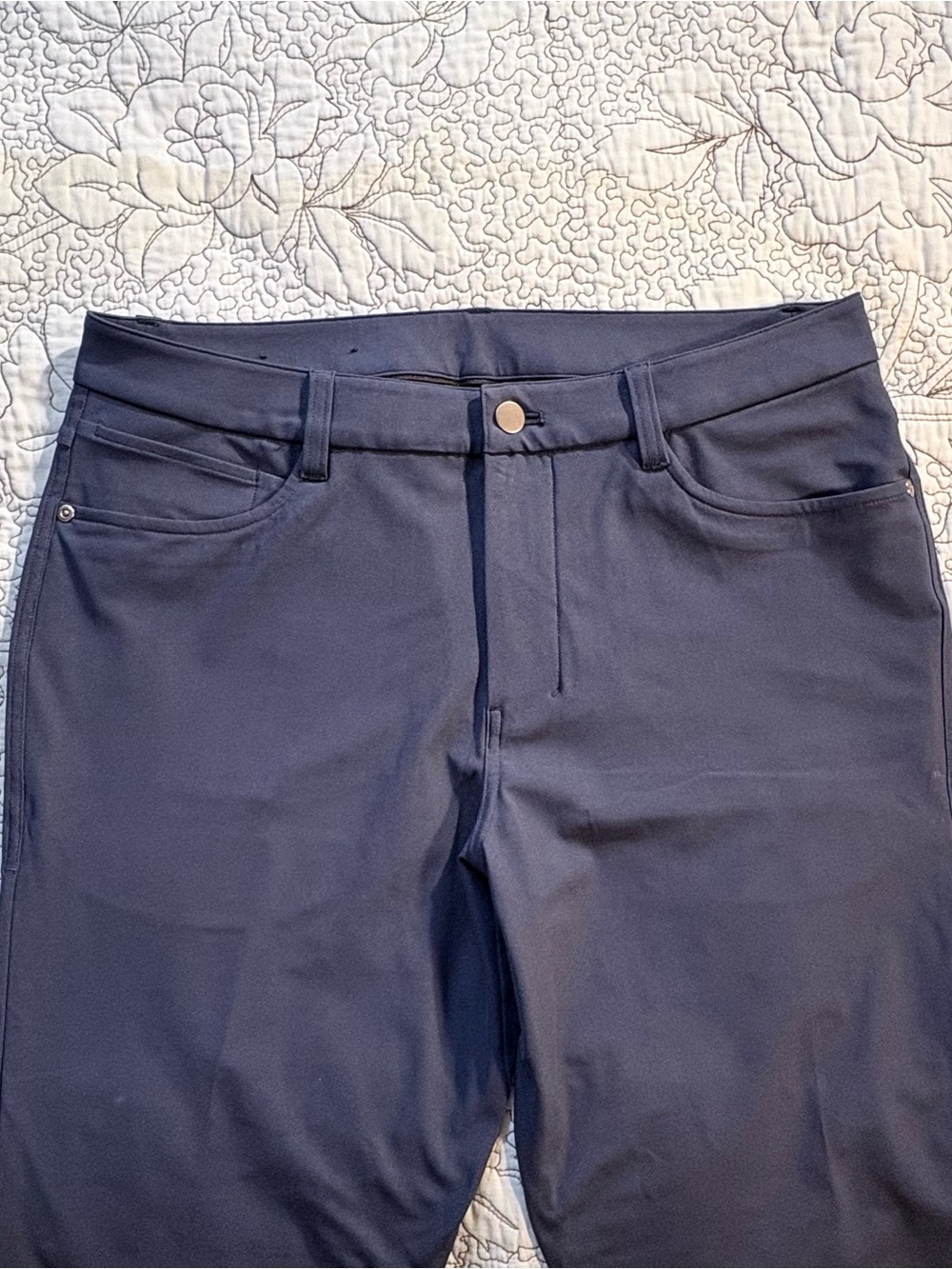 Lululemon ABC Slim Fit Pant Warpstreme True Navy Athletic Casual Mens 32x32🧡 - Picture 4 of 12